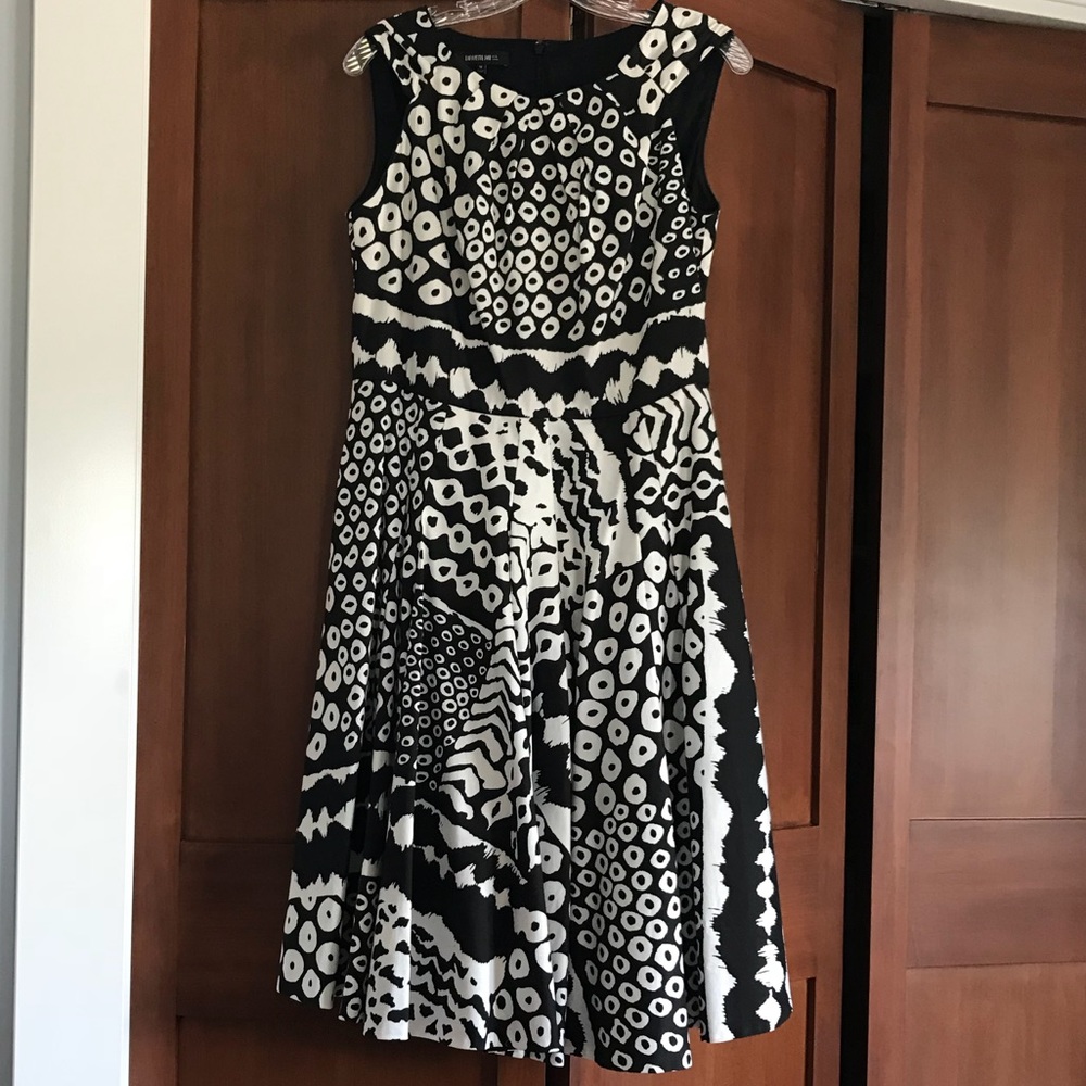 Lafayette 148 graphic print dress